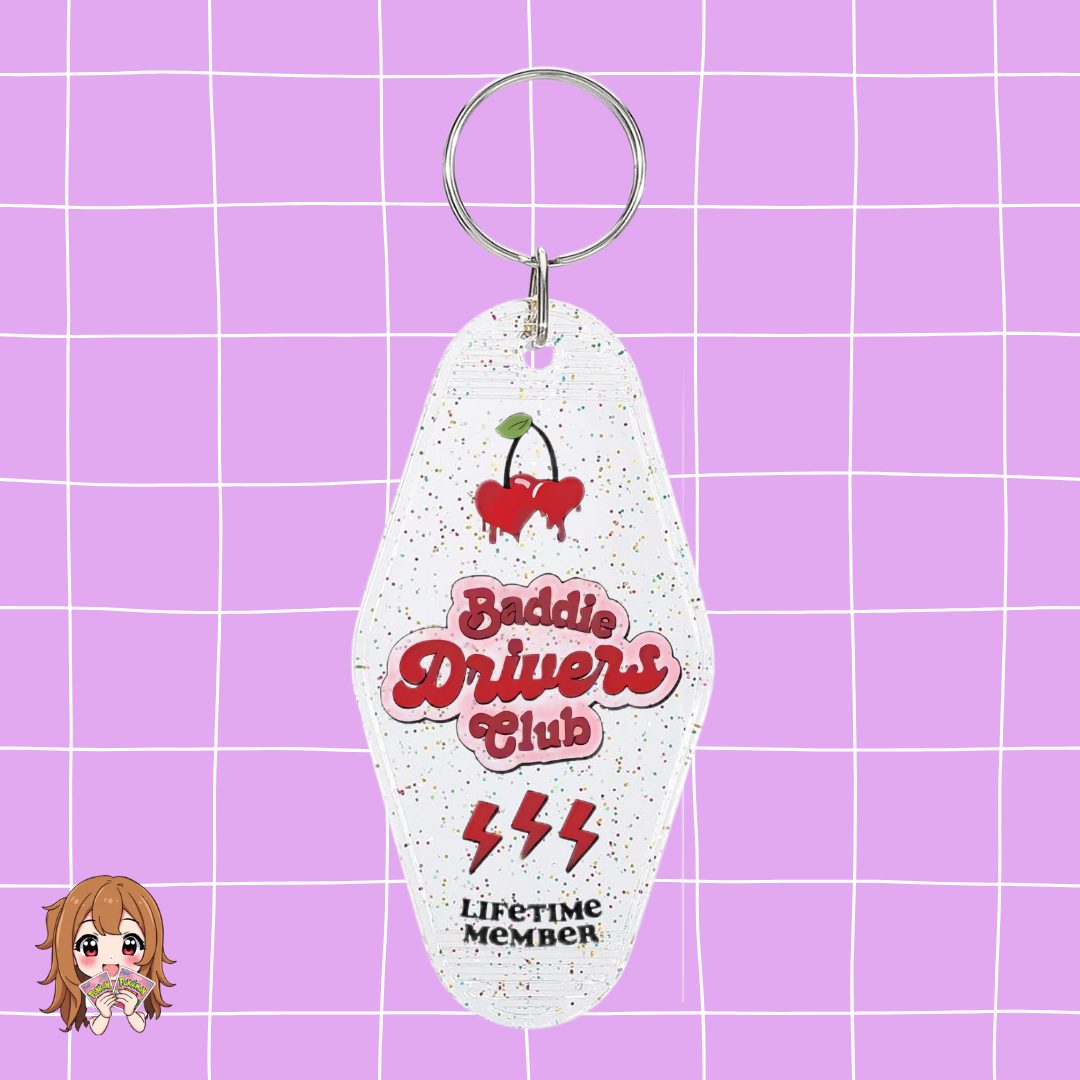 ''Baddie Drivers Club'' Keychain