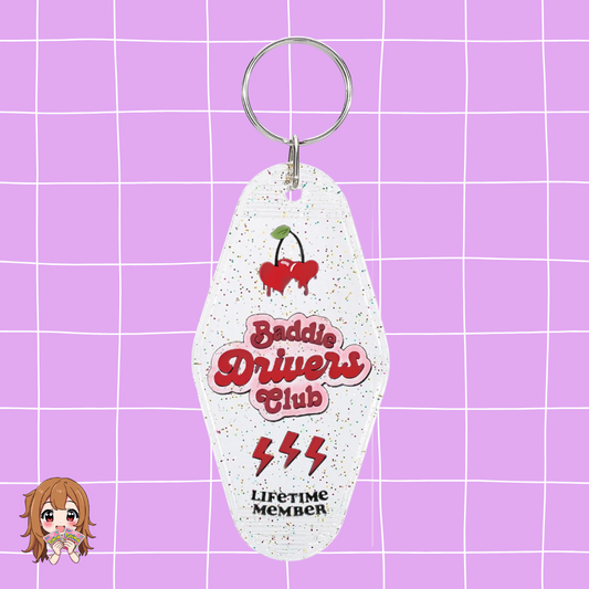 ''Baddie Drivers Club'' Keychain